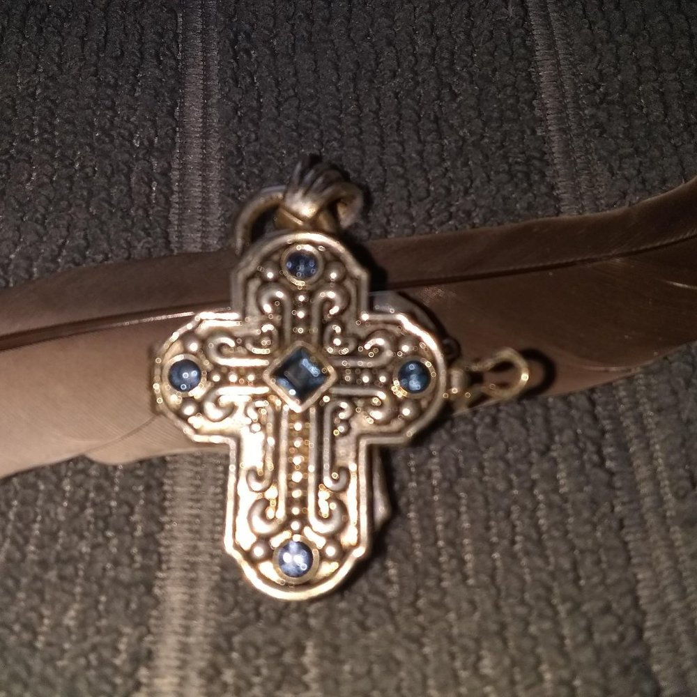 Silver Cross Locket